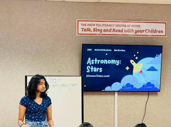 Presenting an Astronomy: Stars lesson through SciQuest